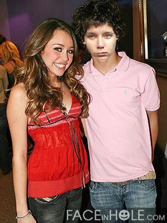 Meitti ja Hannah Montana Uudenvuoden pileissä 2007