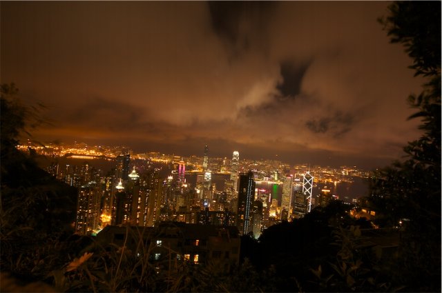 Hong Kong by night