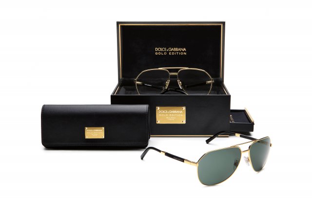 The man with the golden glasses by Dolce&Gabbana.