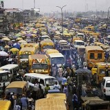 Lagosin liikkettä rauhallisimmillaan.
