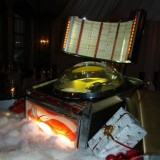 Chez Dominiquen jouluravintola Klaus K:ssa, ruoat tarjoillaan karusellissa