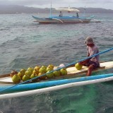 Mmm fresh coconut juice. Boracay, Philippines