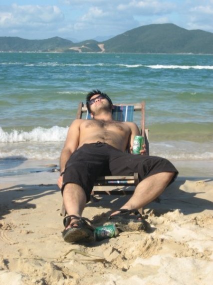 relaxing in Nha trang Viet Nam