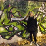 Graffit wall in Milan