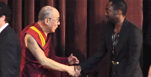 will.i.am ja Dalai Lama kohtasivat.