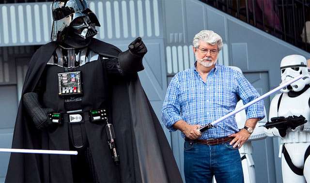 George Lucas ei juoni pahoja Darth Vaderin kanssa.