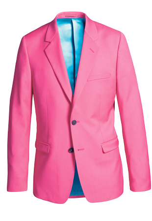 Smokki H&M:ltä? Kyllä. Vähemmän formaaleihin kesteihin saatavilla on vaikkapa pinkki puku.