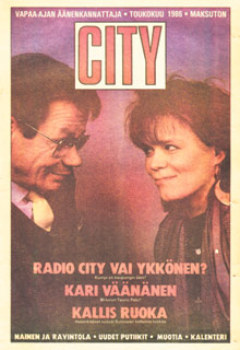City-lehti, kevät 1986.