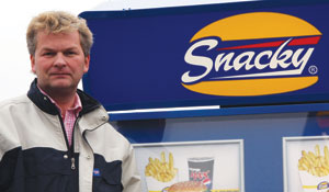 Snackyn kingi, Snackyn omistavan Burger bakersin toimitusjohtaja Jukka Nieminen.