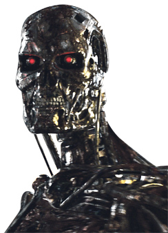 Elokuvayhtiö ei varmaan kannata Terminator-robotin metodeja, eikä mielipiteitä.