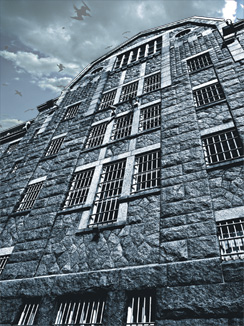 Kakolan rakennusten pintamateriaali sai vangeilta kutsumanimen kakoliitti. Tervetuloa peremmälle.