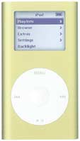 iPod Minissä musiikki ei pätki lenkillä ja levähdystauolla voi pelata siinä olevia pelejä.