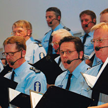 Helsingin Poliisilaulajat perustettiin jatkosodan aikana.