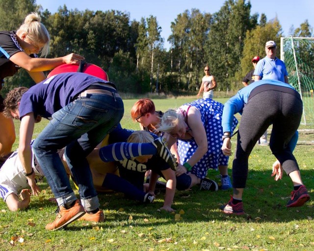 Rugby on kivaa! Kuva: Roosa Kuosmanen