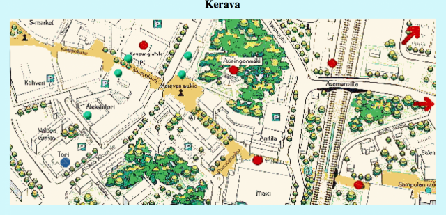 Ensimmäinen sisältömarkkinoinnin toteutukseni vuodelta 1995. Kerava -peli nimeltä Kaavut Keravalla.