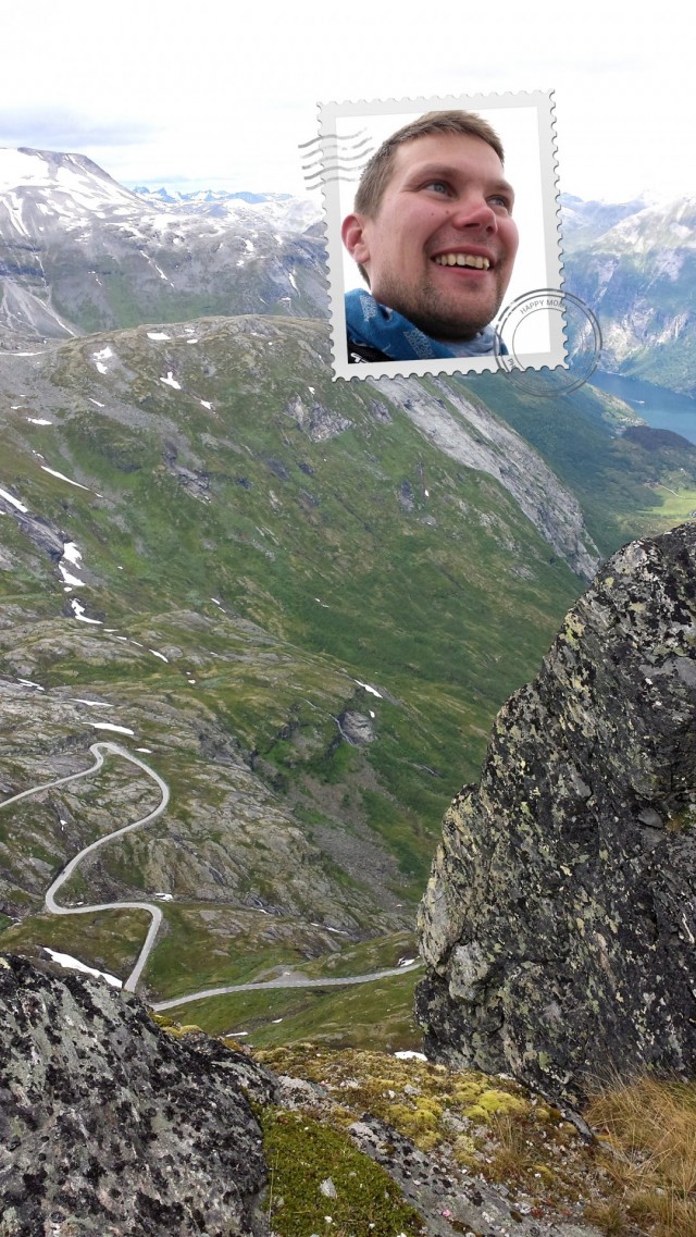 Ehkä hienoin tän vuoden reissuista oli Norjan prätkäreissu. Kuva Trollstigen Dalsnibbanin vuorelta.