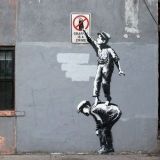 New Yorkin kadut Banksyn galleriana