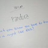 Pandoran bäkkäriltä bongattua.