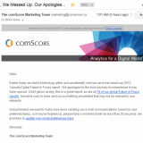 comScore: Yeah, We Messed Up, Our Apologies