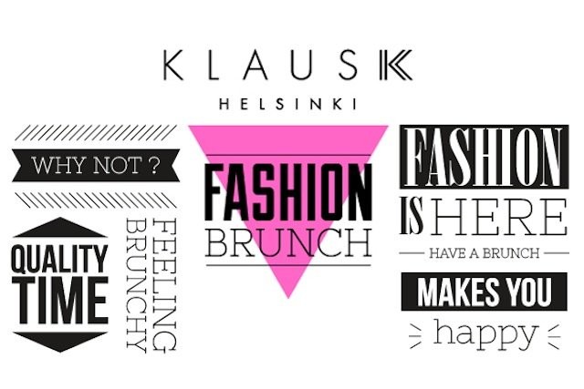 Klaus K fashion brunch / kuva: Klaus K