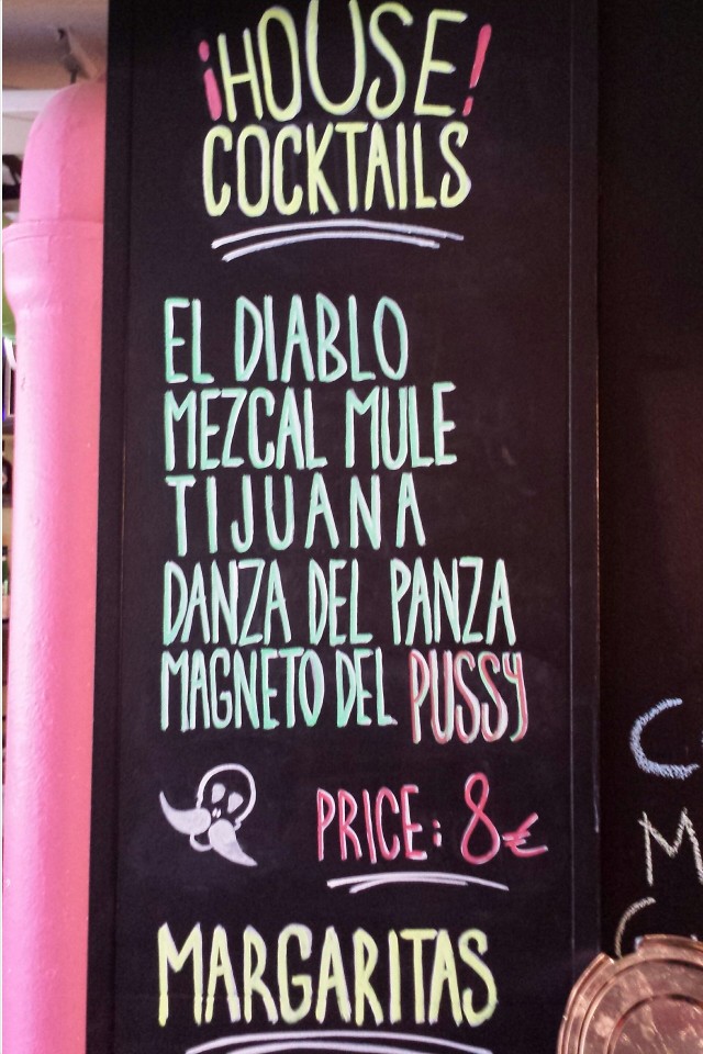 Panza -ravintolasta löytyy drinkkejä moneen makuun.