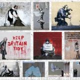 Bansky, breaking the fourth wall
