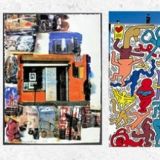 Warhol, Rauschenberg, Haring (painted on building facade)