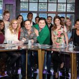 Gossip Table at Times Square VH1 studio with entire show crew
