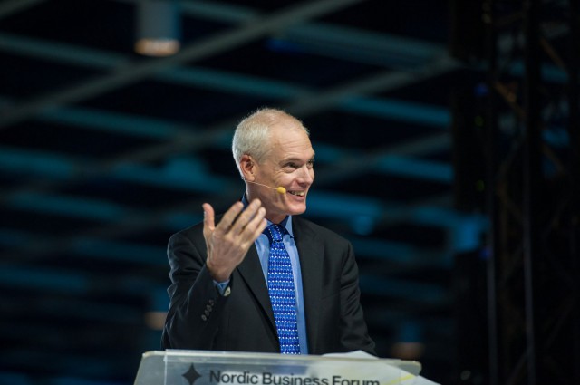 Jim Collins Nordic Business Forumissa 2014