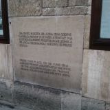 Tältä paikalta Gavrilo Princip ampui Sarajevon laukaukset.