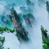 Hauskan näköistä vuoristoa, Zhangjiajie National Forest Park