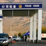Checkpointilla. Kiina, Xinjiang