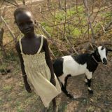 Zeieya & the precious family goat