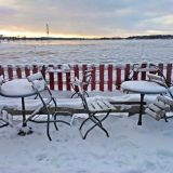 Täällä ulkomailla valokuva tutusta suomalaisesta paikasta aiheuttaa koti-ikävää mutta myös mielihyvää