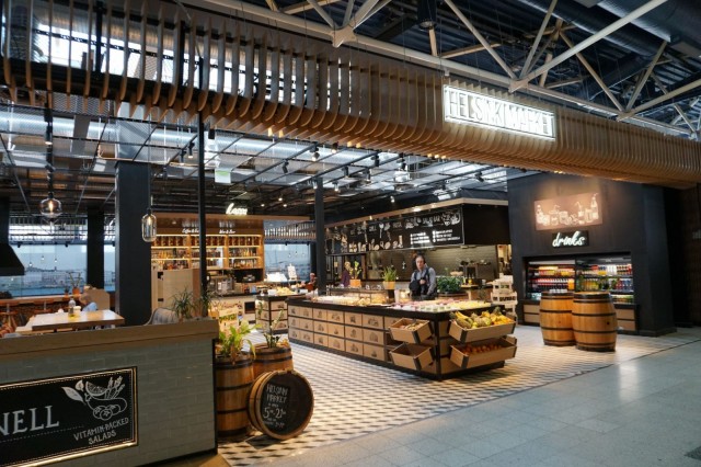 Helsinki Market on yksi lentokentän uusista ravintoloista.