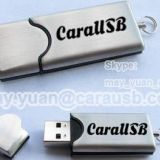 metal usb flash drives 8gb CaraUSB branded promotional gifts