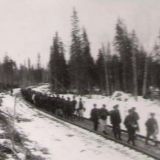 Suomalaiset käyttivät Kiestingissa veturien puuttuessa valmista ratalinjaa muulla tavoin hyödykseen