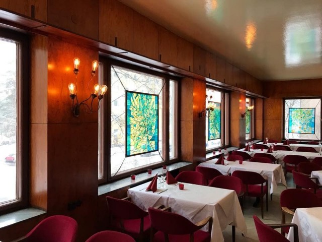 Meicussa on säilytetty ravintola N:o 11:n perinteikäs interiööri.