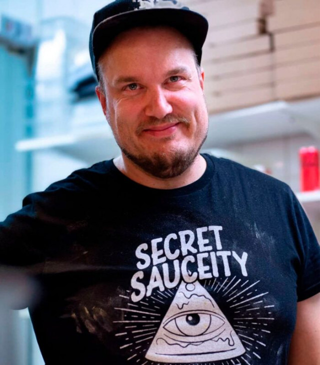 Petri Hankonen on mies Secret Sauceity Pizzan takana.