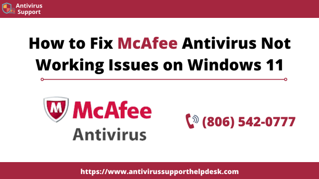 McAfee not Working on Windows 11