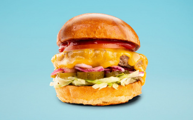 Naughty BRGR:n NYC Cheese burger - nam!