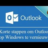 Korte stappen om Outlook op Windows te vernieuwen
