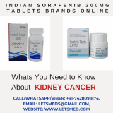 Buy Indian Sorafenib 200mg Tablets Lowest Cost Philippines, Thailand, USA