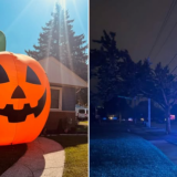 Ilmalla täytetty kurpitsa karkasi Ohiossa - poliisien takaa-ajo tallentui videolle