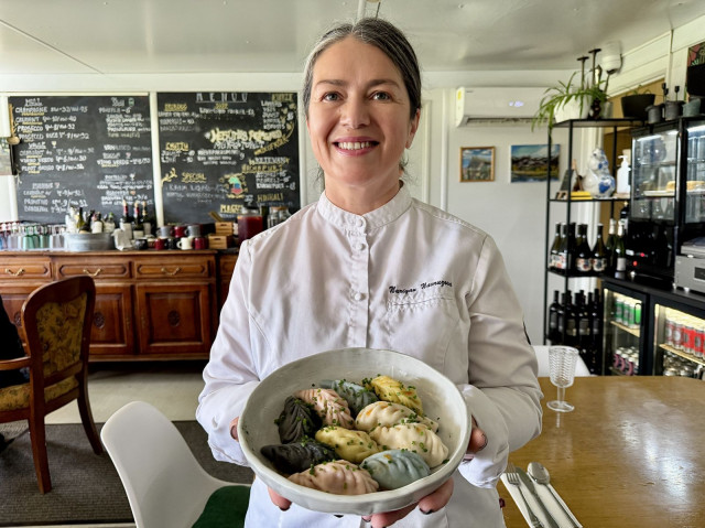 Nuriyan Navruzova The Kurzen ravintolassa.