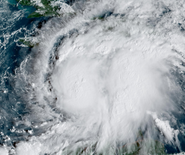Nasan sateliittikuvaa hurrikaani Melissasta 24. lokakuuta 2025.