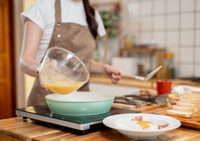 Maltti on valttia munakokkelia valmistettaessa.