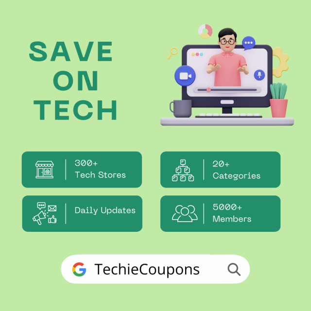TechieCoupons banner