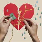 Miten paikata särkynyt sydän – 5 lohdullista ajatusta, jotka oikeasti auttavat